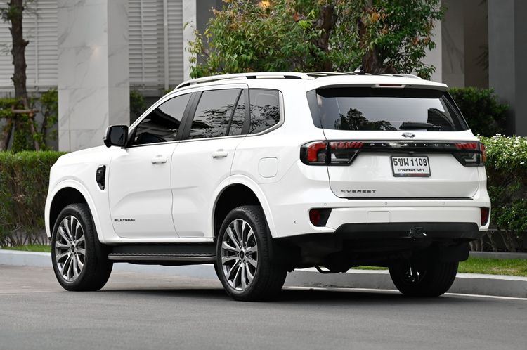 Ford Everest 2024 3.0 V6 Turbo Platinum 4WD Utility-car ดีเซล ไม่ติดแก๊ส เกียร์อัตโนมัติ ขาว รูปที่ 3