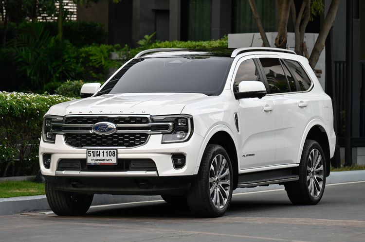 รถ Ford Everest 3.0 V6 Turbo Platinum 4WD สี ขาว