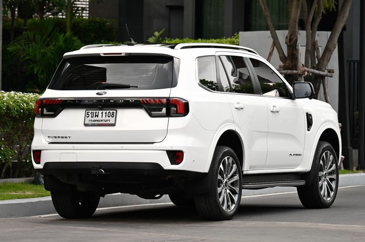 Ford Everest 2024 3.0 V6 Turbo Platinum 4WD Utility-car ดีเซล ไม่ติดแก๊ส เกียร์อัตโนมัติ ขาว รูปที่ 4