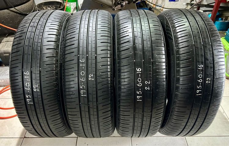 DUNLOP 195 60 16 มือสอง ปี2022 รูปที่ 2