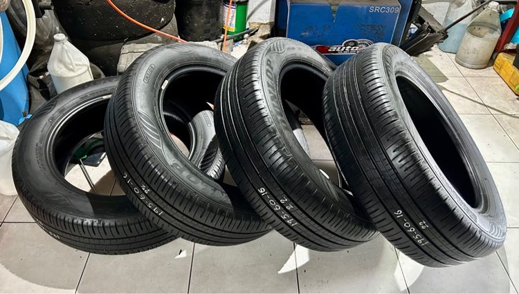 DUNLOP 195 60 16 มือสอง ปี2022 รูปที่ 5