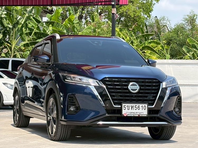 Nissan Kicks 2024 1.2 VL Sedan เบนซิน ไม่ติดแก๊ส เกียร์อัตโนมัติ น้ำเงิน รูปที่ 3