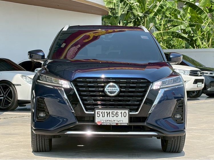 Nissan Kicks 2024 1.2 VL Sedan เบนซิน ไม่ติดแก๊ส เกียร์อัตโนมัติ น้ำเงิน รูปที่ 2