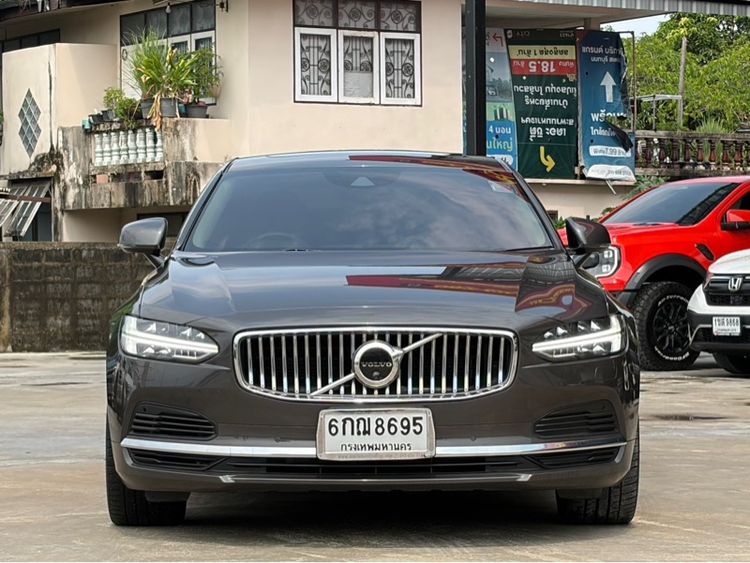 Volvo S90 2021 2.0 Recharge T8 Inscription 4WD Sedan ปลั๊กอินไฮบริด (PHEV) ไม่ติดแก๊ส เกียร์อัตโนมัติ เทา รูปที่ 2