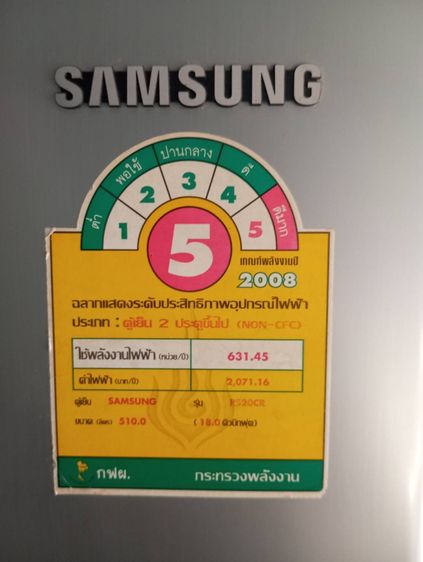 ตู้เย็น 2 ประตู ตู้เย็น SAMSUNG 2 ประตู ขนาด 1.8 Q