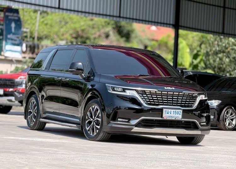 Kia Grand Carnival 2022 2.2 EX Utility-car ดีเซล ไม่ติดแก๊ส เกียร์อัตโนมัติ ดำ รูปที่ 3