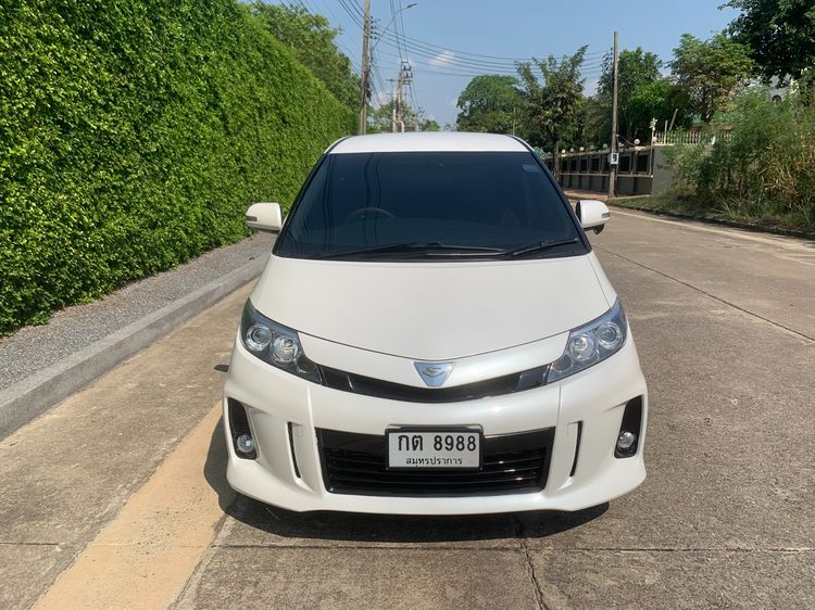 Toyota Estima 2015 2.4 G Utility-car เบนซิน ไม่ติดแก๊ส เกียร์อัตโนมัติ ขาว รูปที่ 2