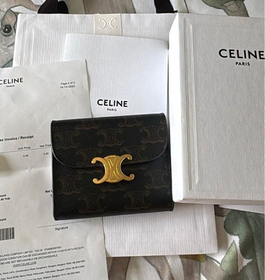 น้ำตาล อื่นๆ กระเป๋าสตางค์ซีลีน