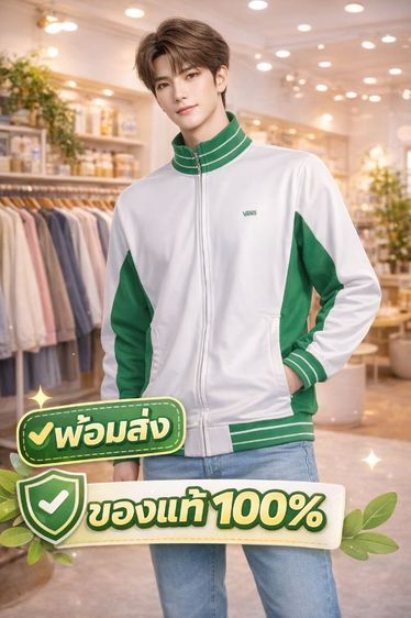 ขาว EU 42.5 แขนยาว เสื้อแจ็คเก็ต | เสื้อคลุม อื่นๆ เสื้อวอร์ม Vans