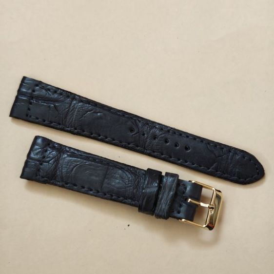 สายนาฬิกาหนังจระเข้แท้ 20มิล. แถมสปริงบาร์  เส้นละ390ค่าส่ง40 รูปที่ 7