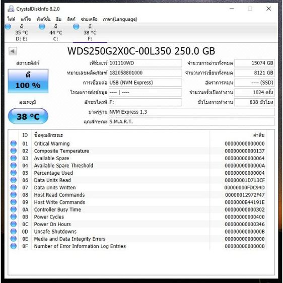 WD BLACK 250GB รูปที่ 3