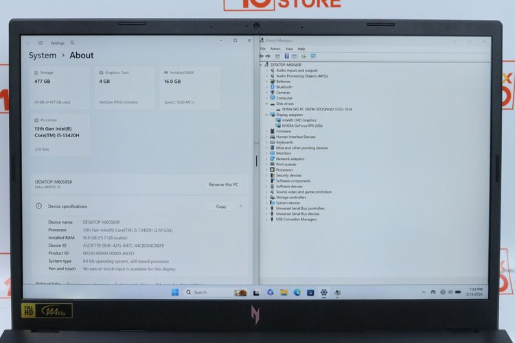 ACER NITRO V 15 Core i5-13420H.RTX2050 RAM16.512GB - ID26030303 รูปที่ 4