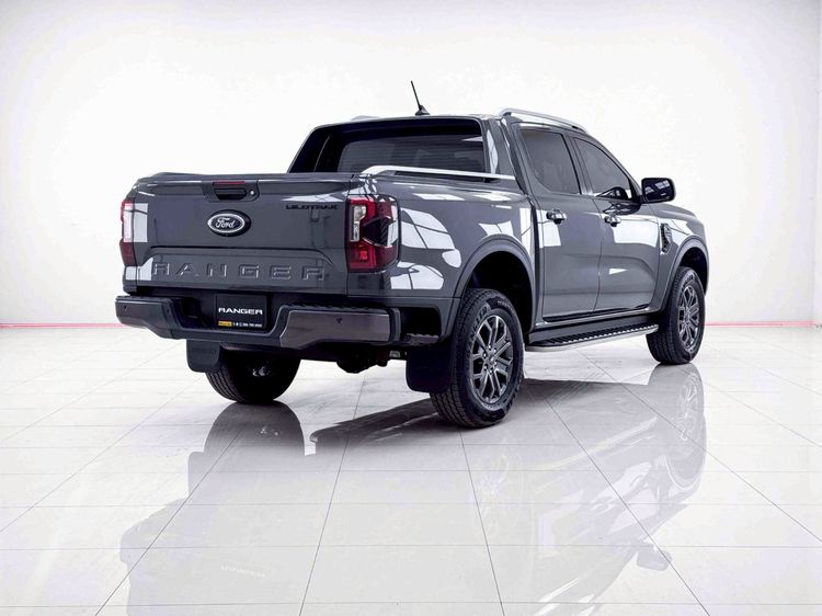 Ford Ranger 2024 2.0 Bi-Turbo Hi-Rider Wildtrak Pickup ดีเซล ไม่ติดแก๊ส เกียร์อัตโนมัติ เทา รูปที่ 4