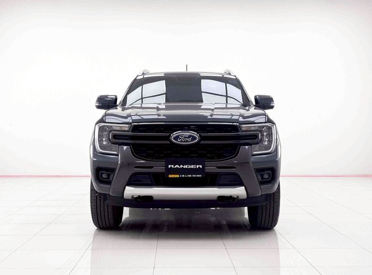 Ford Ranger 2024 2.0 Bi-Turbo Hi-Rider Wildtrak Pickup ดีเซล ไม่ติดแก๊ส เกียร์อัตโนมัติ เทา รูปที่ 3