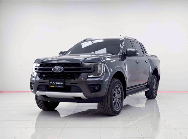 รถ Ford Ranger 2.0 Bi-Turbo Hi-Rider Wildtrak สี เทา