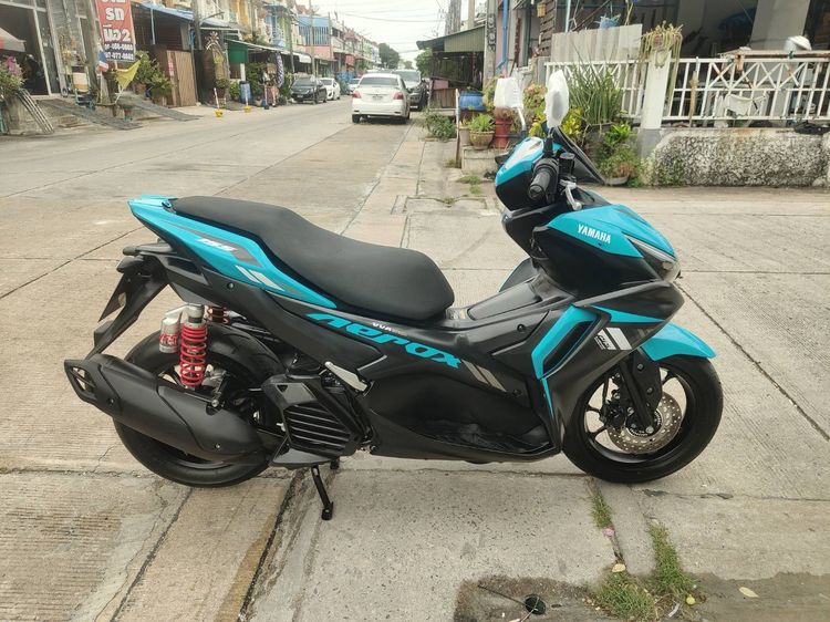 🛵ยังไงก็ขาย AEROX155 ปี 64 เครื่องดี สีสวย สตาร์ทมือ ไมล์ดิจิตอล เล่มชุดโอนครบ+เปลี่ยนถ่ายน้ำมันเครื่องฟรี ส่งฟรี30 ก.ม รูปที่ 3