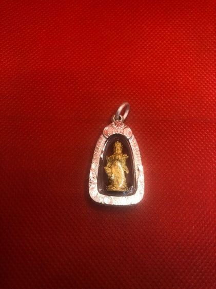 เทพเจ้าโชคลาภเลี่ยมกรอบเงิน