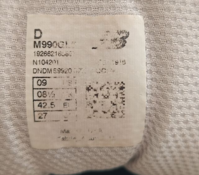 ขาย New Balance 990V4 สีนิยม size 43-275cm สภาพสวย ของแท้  รูปที่ 14