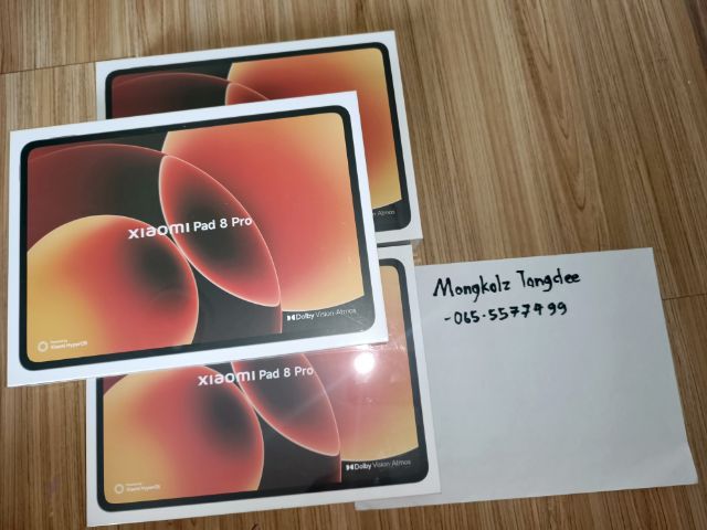 💥Xiaomi pad8 pro Ram8 256Rom
 Snapdragon 8s gen4 มือ1 . ในซิล