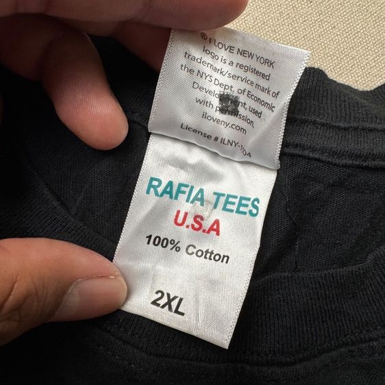 เสื้อยืด I Love NY Size 2XL รูปที่ 7