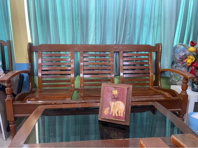 ชุดโซฟาไม้สักแท้ทั้งชุด รูปที่ 10