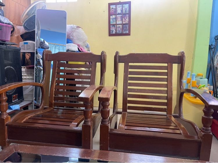 ชุดโซฟาไม้สักเเท้ทั้งชุด รูปที่ 6