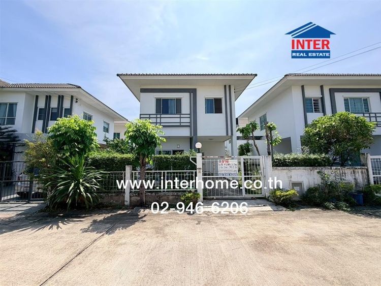 บ้านเเฝด 2 ชั้น 35.2 ตร.ว. หมู่บ้านแลนซีโอนอฟ รามอินทรา-คู้บอน38 ซอยคู้บอน40 ถนนคู้บอน ถนนรามอินทรา เขตคลองสามวา กรุงเทพมหานคร