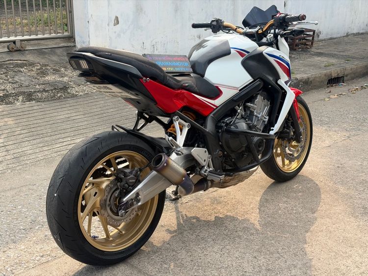 CB650F เดิมสวย กุญแจ2 ภาษี69 เล่มชุดโอนครบ รูปที่ 5