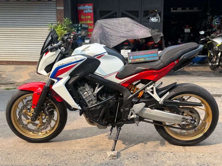 CB650F เดิมสวย กุญแจ2 ภาษี69 เล่มชุดโอนครบ รูปที่ 2