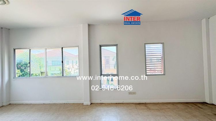 บ้านเเฝด 2 ชั้น 35.1 ตร.ว. หมู่บ้านพร้อมพัฒน์กรีนโนวา รามอินทรา ใกล้โลตัสเลียบคลองสอง ถนนปัญญาเนเชอรัลปาร์ค ถนนซอยหทัยราษฎร์39 เขตคลองสามวา  รูปที่ 4