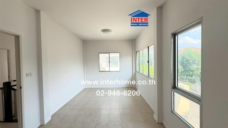 บ้านเเฝด 2 ชั้น 35.1 ตร.ว. หมู่บ้านพร้อมพัฒน์กรีนโนวา รามอินทรา ใกล้โลตัสเลียบคลองสอง ถนนปัญญาเนเชอรัลปาร์ค ถนนซอยหทัยราษฎร์39 เขตคลองสามวา  รูปที่ 2