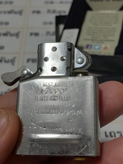 zippo รุ่น 28448 ของใหม่ไม่ผ่านการใช้งานรับประกันของแท้ รูปที่ 11