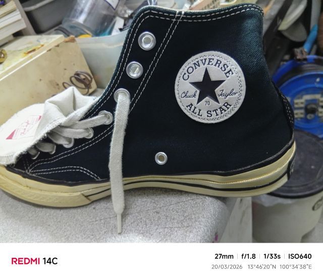 converse chuck taylor all star 70 hi black รูปที่ 5