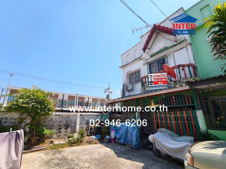 ทาวน์เฮ้าส์ 2 ชั้น 19 ตร.ว. หมู่บ้านเจริญลาภ5 รังสิต-คลอง8 ซอยรังสิตคลอง8 ถนนรังสิต-นครนายก ถนนทางด่วนบางนา-บางปะอิน ธัญบุรี ปทุมธานี