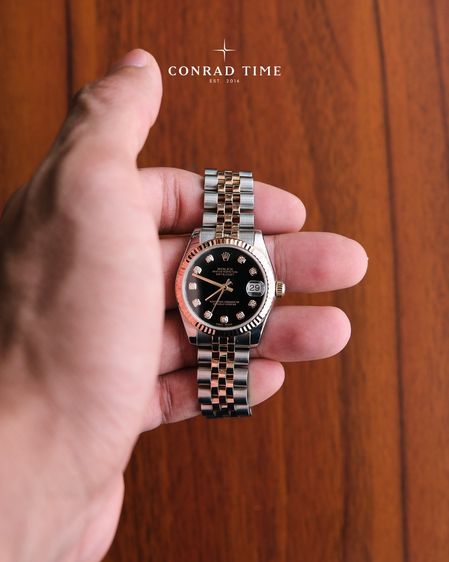 Rolex Datejust 178271 Black Diamond Dial Two-Tone Jubilee 2014 31mm. Fullset  รูปที่ 2