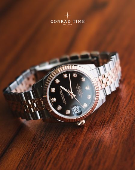 Rolex Datejust 178271 Black Diamond Dial Two-Tone Jubilee 2014 31mm. Fullset  รูปที่ 3