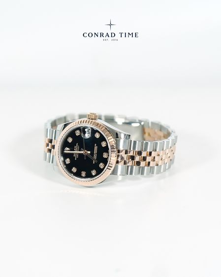 Rolex Datejust 178271 Black Diamond Dial Two-Tone Jubilee 2014 31mm. Fullset  รูปที่ 12