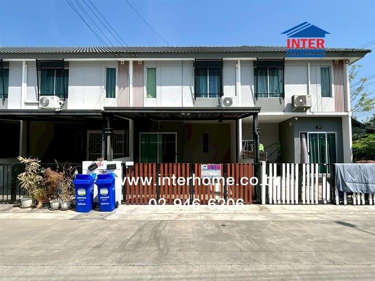 ทาวน์เฮ้าส์ 2 ชั้น 16.4 ตร.ว. หมู่บ้านพฤกษา125 ลาดกระบัง-สุวรรณภูมิ3 ถนนอุดมทรัพย์ บางพลี สมุทรปราการ