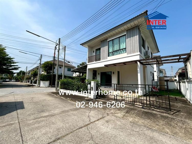 บ้านเเฝด 2 ชั้น 45.8 ตร.ว. หมู่บ้านโมดิวิลล่า ลาดกระบัง-สุวรรณภูมิ ถนนหลวงแพ่ง ตำบลคลองหลวงแพ่ง เมืองฉะเชิงเทรา ฉะเชิงเทรา รูปที่ 2