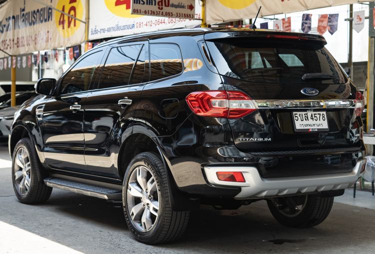 Ford Everest 2017 3.2 Titanium+ 4WD Utility-car ดีเซล ไม่ติดแก๊ส เกียร์อัตโนมัติ ดำ รูปที่ 3
