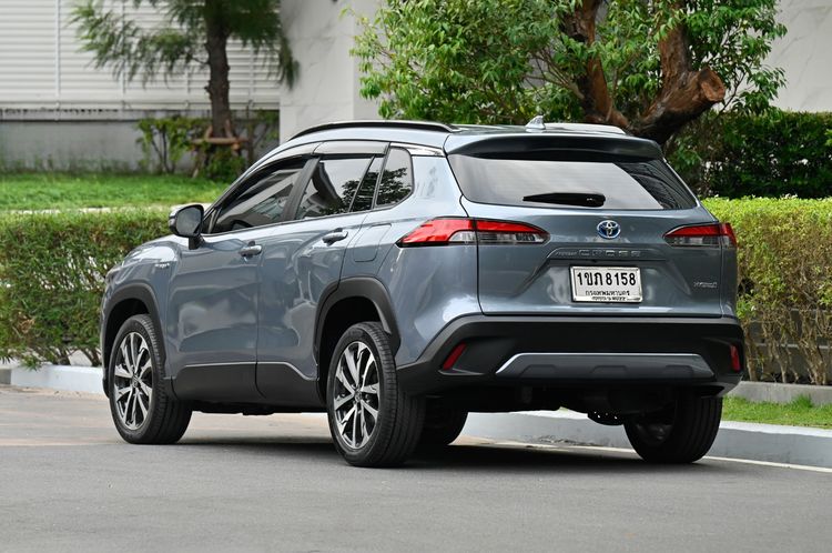 Toyota Corolla Cross 2021 1.8 Hybrid Premium Safety Utility-car ไฮบริด ไม่ติดแก๊ส เกียร์อัตโนมัติ เทา รูปที่ 3