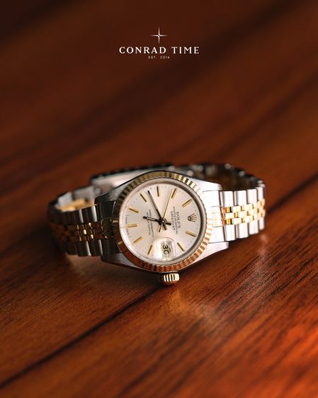Rolex Datejust 69173 Silver Dial Two-Tone Jubilee 26mm.  รูปที่ 3