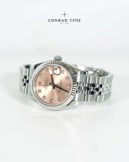 Rolex Datejust 178274 Pink Diamond Dial Jubilee 31 mm.  รูปที่ 15