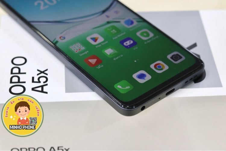 📱OPPO A5X 128GB สีดำแท้ครบกล่อง รูปที่ 3