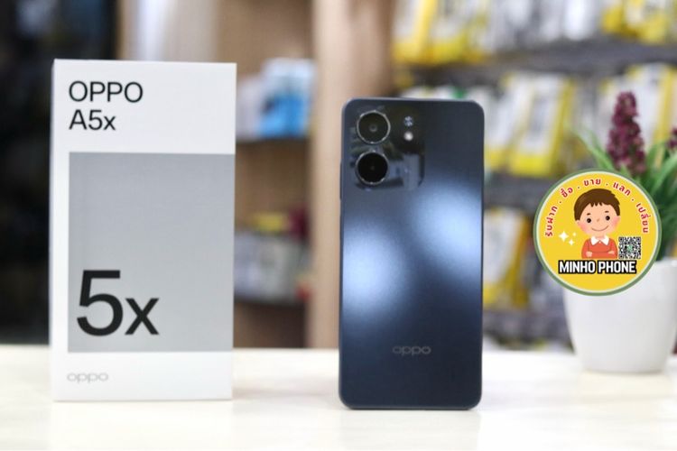 📱OPPO A5X 128GB สีดำแท้ครบกล่อง รูปที่ 2