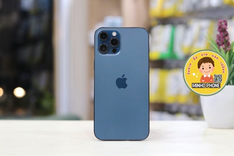 📱IPhone 12 Pro Max 128GB สี แปซิฟิกบูล รูปที่ 4