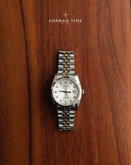 Rolex Datejust 116233 Silver Anniversary Diamond Dial Two-Tone Jubilee 2015 36mm. Fullset  รูปที่ 3