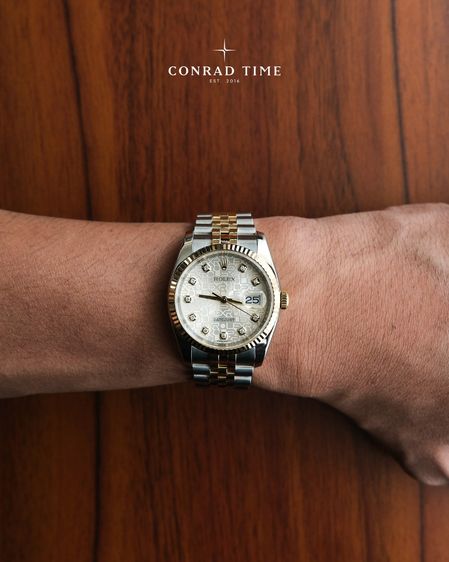 Rolex Datejust 116233 Silver Anniversary Diamond Dial Two-Tone Jubilee 2015 36mm. Fullset  รูปที่ 5