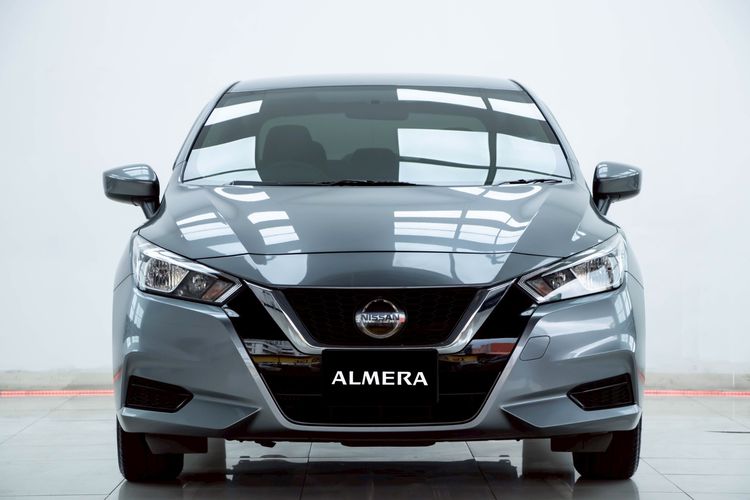 Nissan Almera 2021 1.0 EL Sedan เบนซิน ไม่ติดแก๊ส เกียร์อัตโนมัติ เทา รูปที่ 4