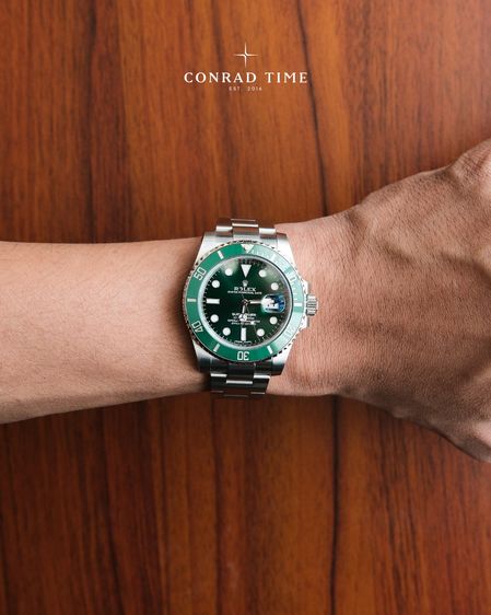 Rolex Submariner 116610LV 'Hulk  Green Dial Oyster Steel 2018 40mm. Fullset  รูปที่ 4